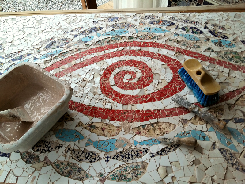 Girdap Mozaik Pano / Swirl Mosaic Panel